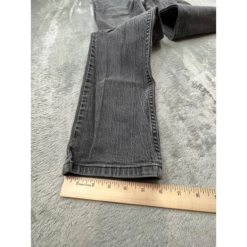 Levis 514 Mens Black 28x29.5 Straight Leg Jeans Skater Grunge Punk Emo Goth